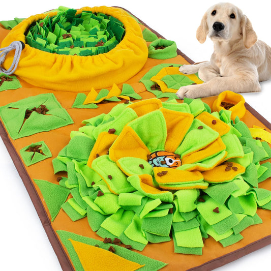 Large Dog Snuffle Mat – Interactive Feeding & Slow Feeder Enrichment Toy (Non-Slip, Washable)
