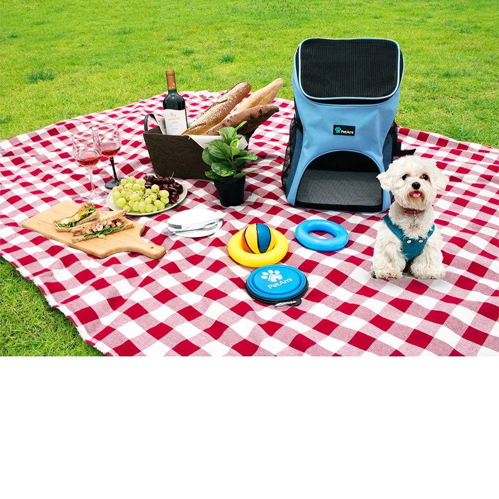 Pet Carrier Backpack for Small Dogs & Cats - Airline Approved, Charcoal Gray