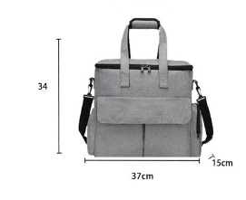 Pet Travel Bag – Dog & Cat Travel Backpack with Food, Water, and Treat Storage