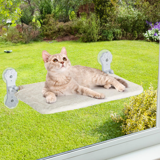 Cat Window Perch Hammock – Foldable Suction Cup Window Bed with Metal Frame (Medium)