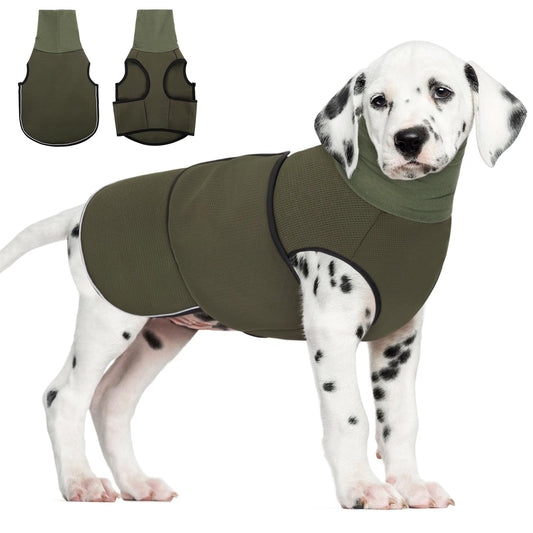 AOFITEE Dog Anxiety Calming Hoodie – Thunder Jacket for Dogs, Noise & Fireworks Relief, Breathable XS-XL